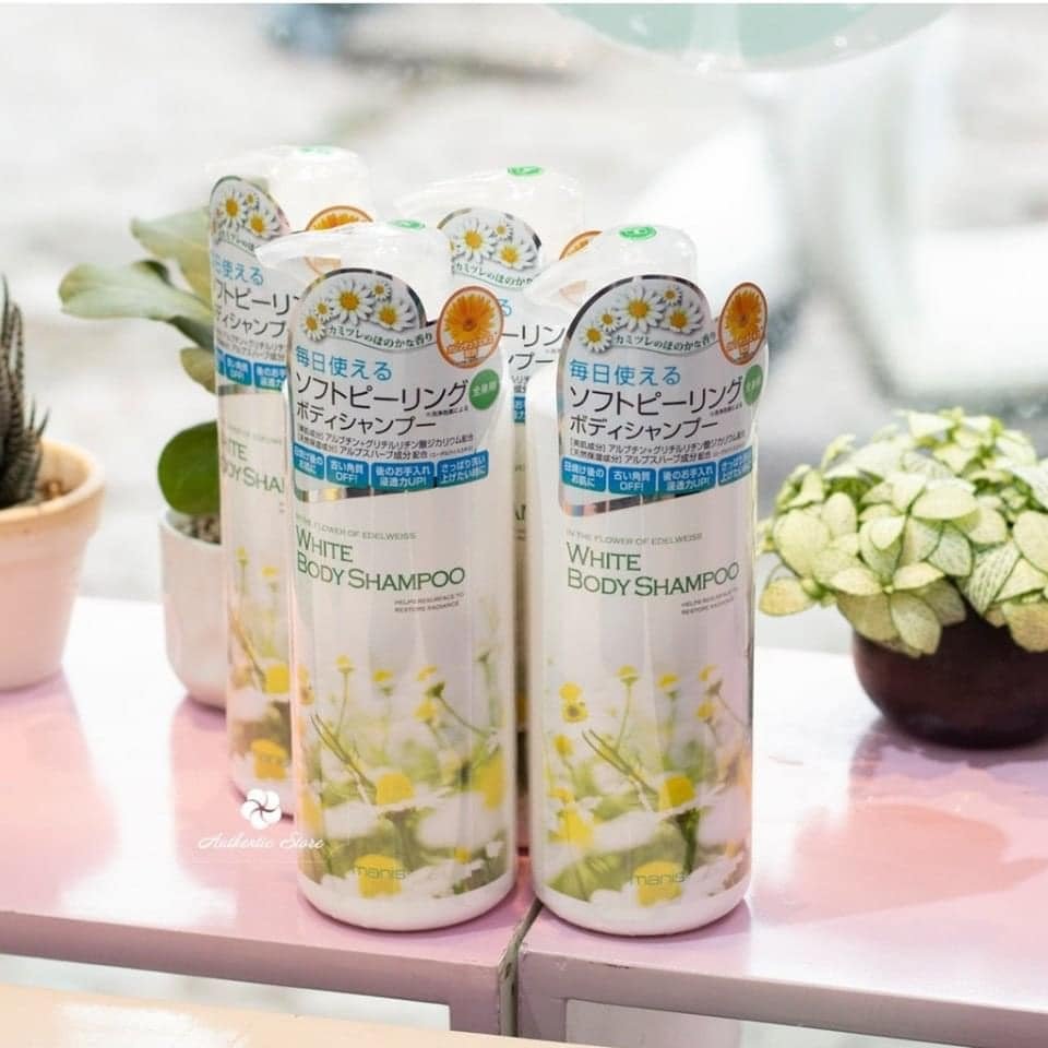 Sữa tắm Manis White Body Shampoo trắng da 450ml (Da thường) (Da thường) (Da thường)