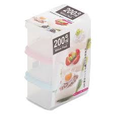 Set 3 hộp nhựa Million Pack 200ml