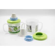 Cốc tập uống có vòi 230ml Inomata - xanh