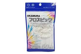 Tăm chỉ kẽ răng trẻ em Okamura 50 cây