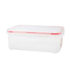 Hộp nhựa Inomata nắp silicon thấp 1.3L