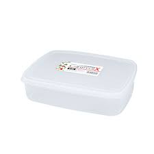 Hộp nhựa Yamada dáng thấp 1.7L - trắng