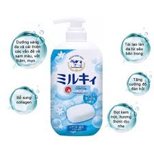 Sữa tắm Milky Body Soap chiết xuất sữa bò (4 mùi) (Hương xà phòng)