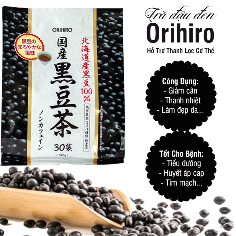 Trà đậu đen nguyên chất Orihiro
