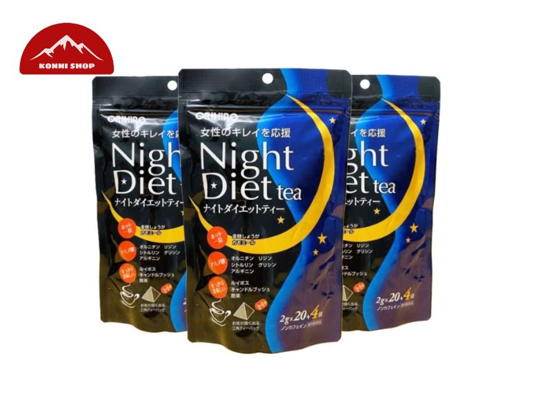 Trà giảm cân Orihiro Night Diet 24 gói