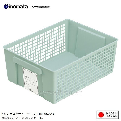 Giỏ đựng đồ đa năng Inomata - xanh
