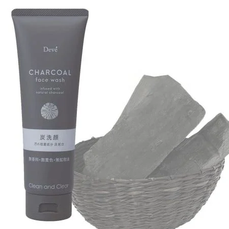 Sữa rửa mặt làm sạch sâu, chiết xuất than hoạt tính cho nam Deve 170g