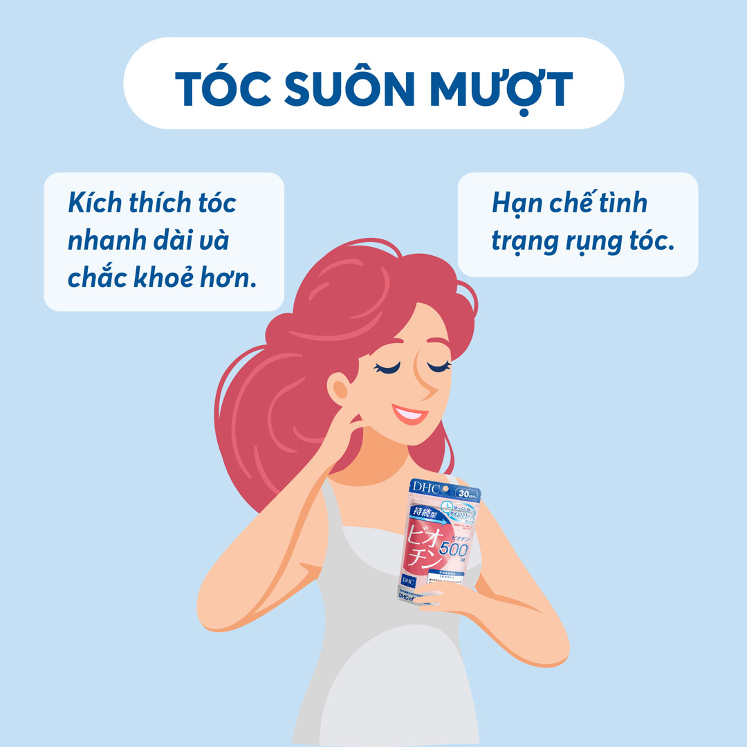 Viên uống chống rụng tóc DHC biotin 30 ngày
