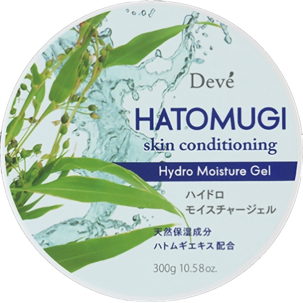Gel dưỡng da Kumano Yushi Deve 5 in 1 cấp ẩm, giúp da mềm mịn hộp 300g (3 loại) (Hatomugi)