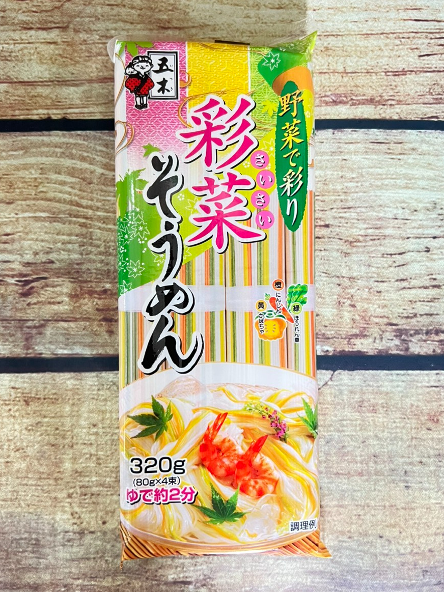 Mì Somen ngũ sắc rau củ Itsuki 320g