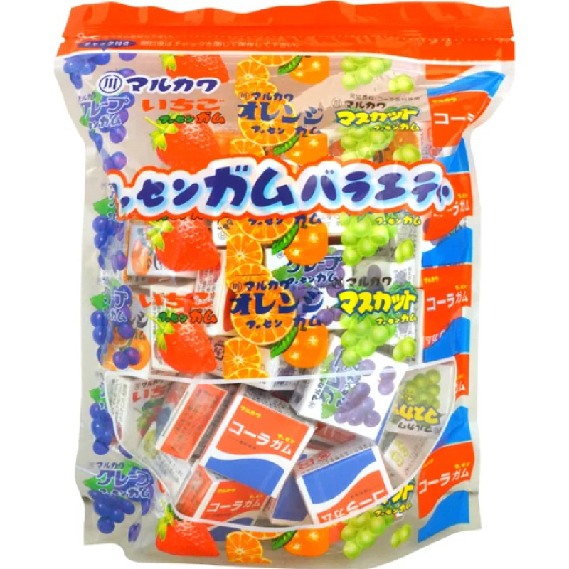 Kẹo cao su Marukawa 5 vị trái cây (50 hộp)