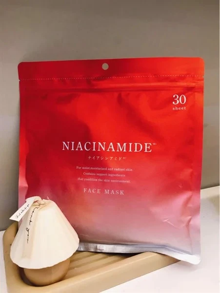 Mặt nạ Niacinamide Face Mask căng bóng, se khít lỗ chân lông và sáng đều màu da