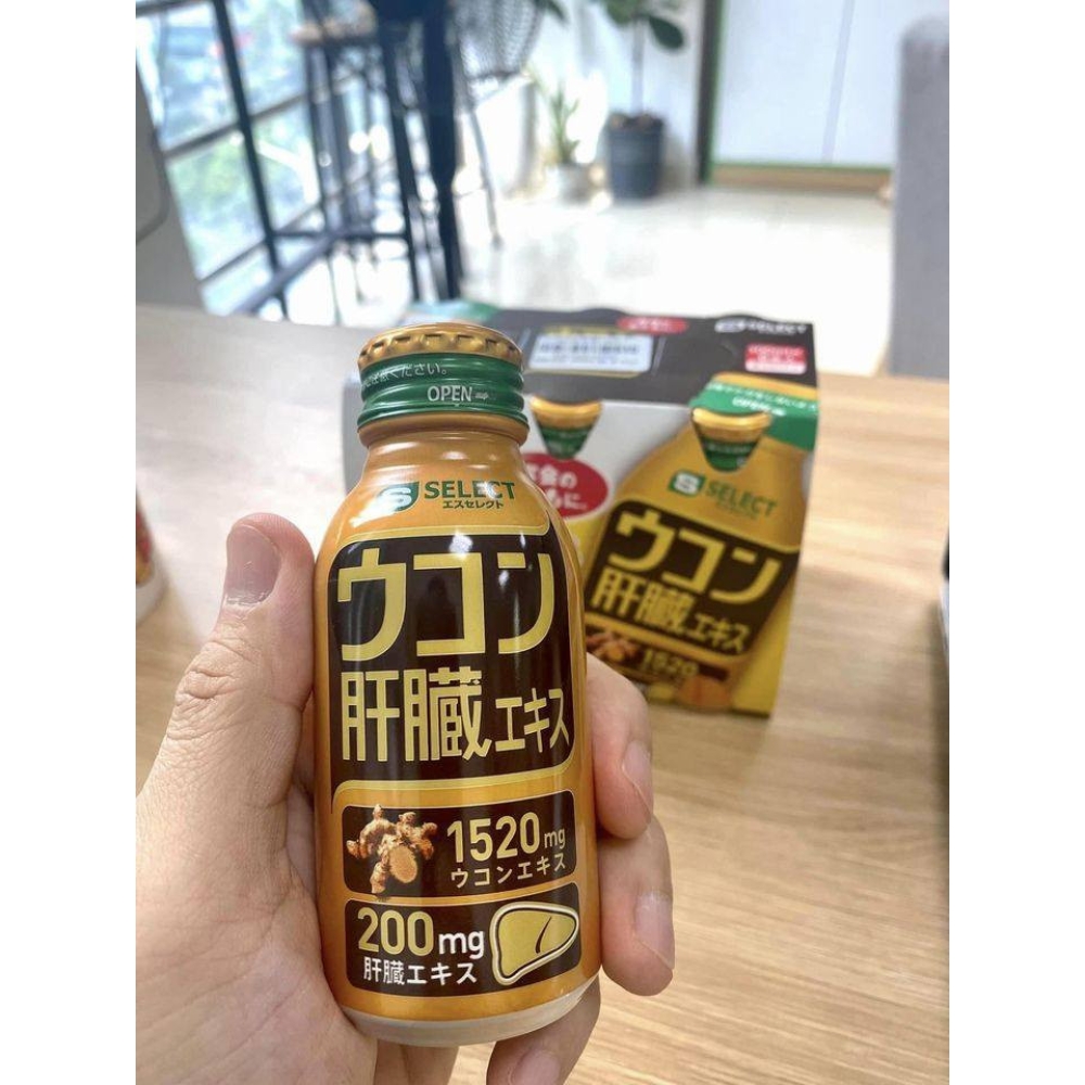 Nước uống bổ gan, giải rượu S Select Turmeric Liver Extract lốc 6 chai x 100ml