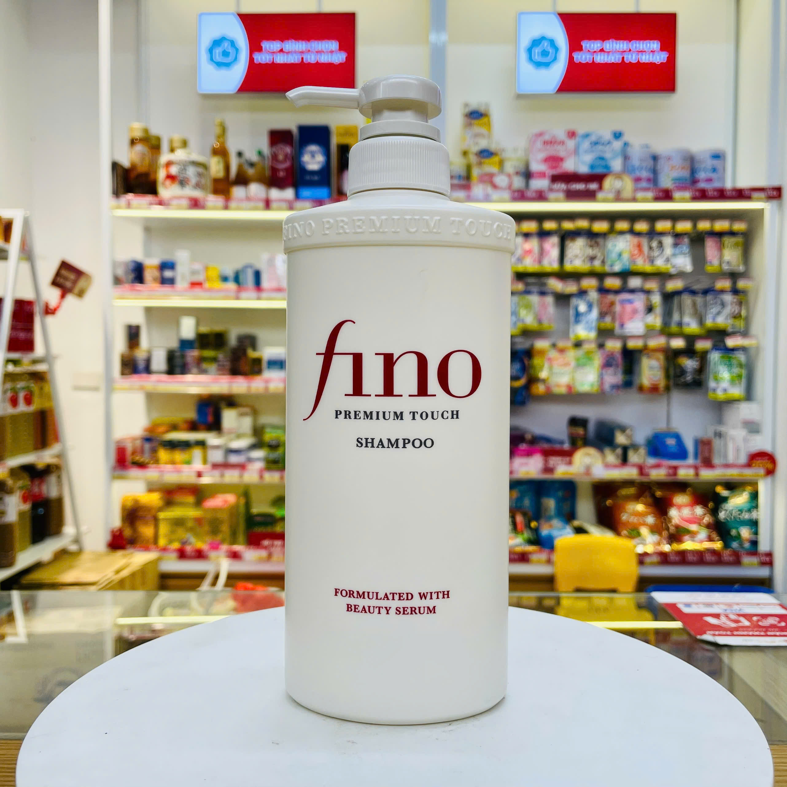 Dầu gội Shiseido Fino Premium Touch hỗ trợ phục hồi tóc hư tổn (550ml)