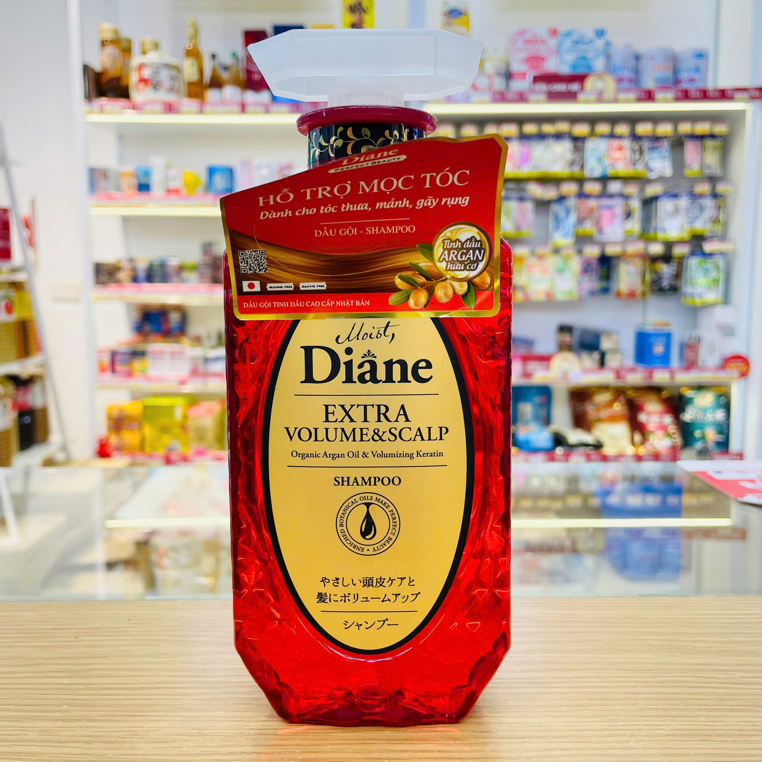 Dầu gội hỗ trợ mọc tóc và làm phồng tóc Moist Diane Extra Volume & Scalp