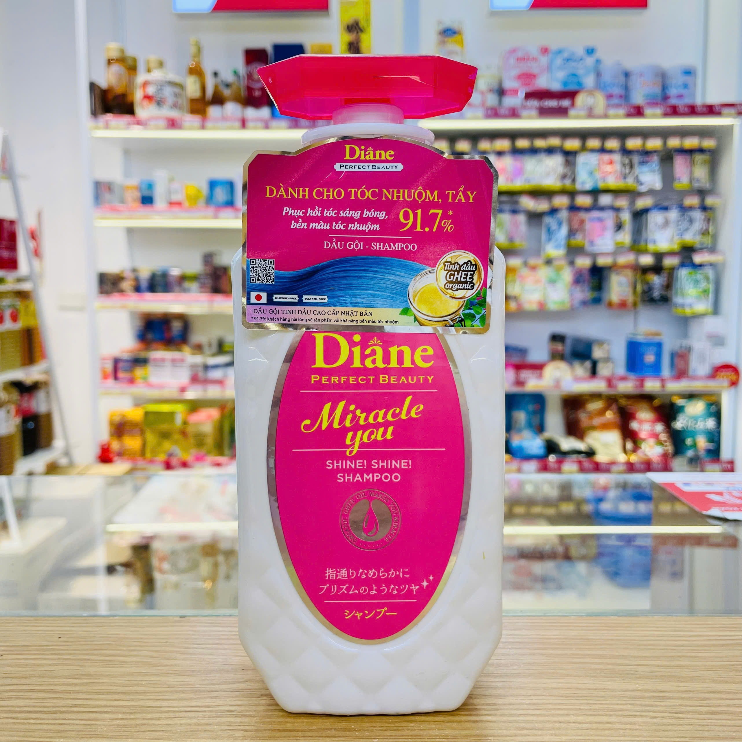 Dầu gội dành cho tóc nhuộm tẩy Diane Miracle You Shine Shine