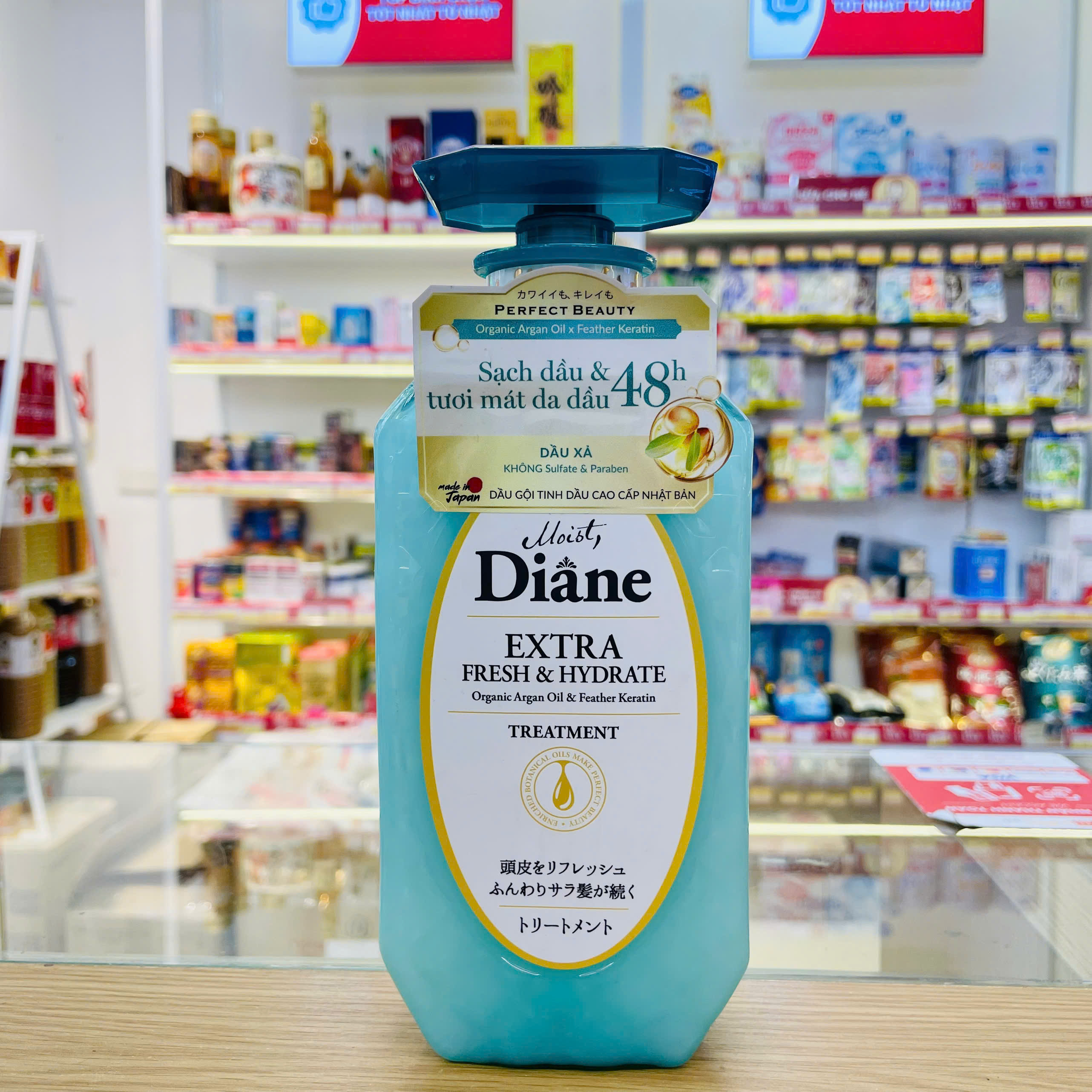 Dầu xả kiểm soát dầu Moist Diane Extra Fresh & Hydrate