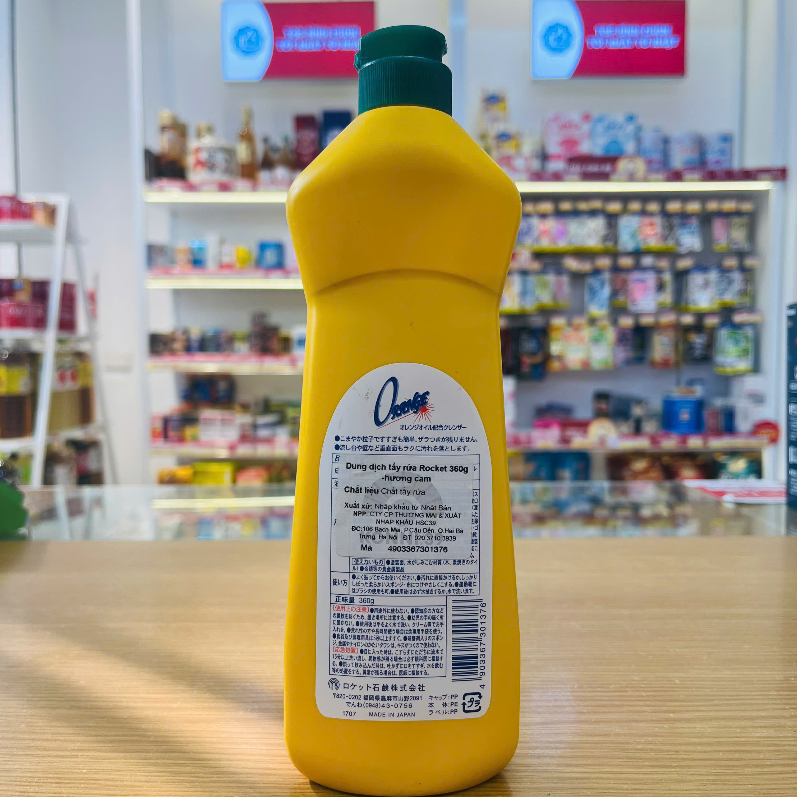 Dung dịch tẩy rửa Rocket 360g- Hương cam