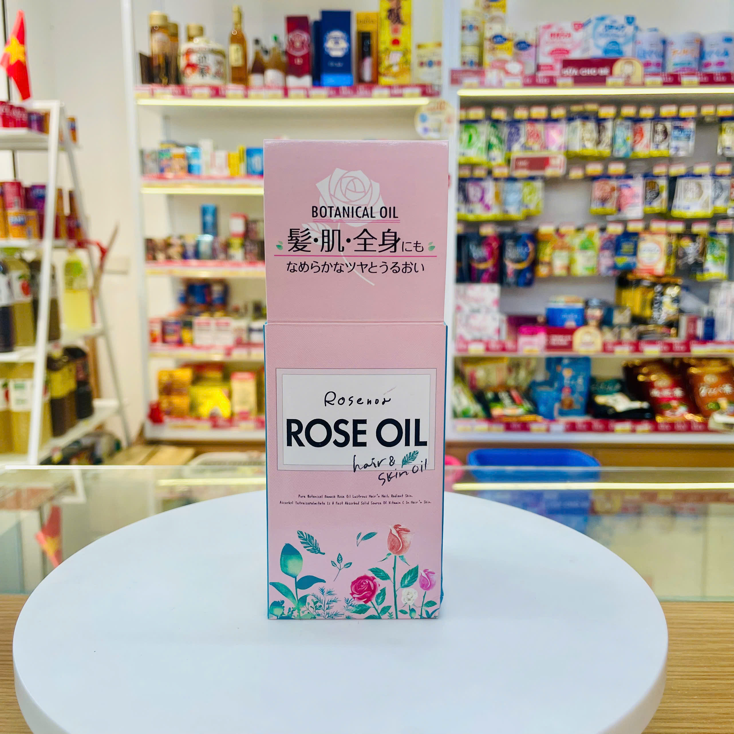 Tinh dầu hoa hồng Rosenoa dưỡng ẩm da và tóc 60ml