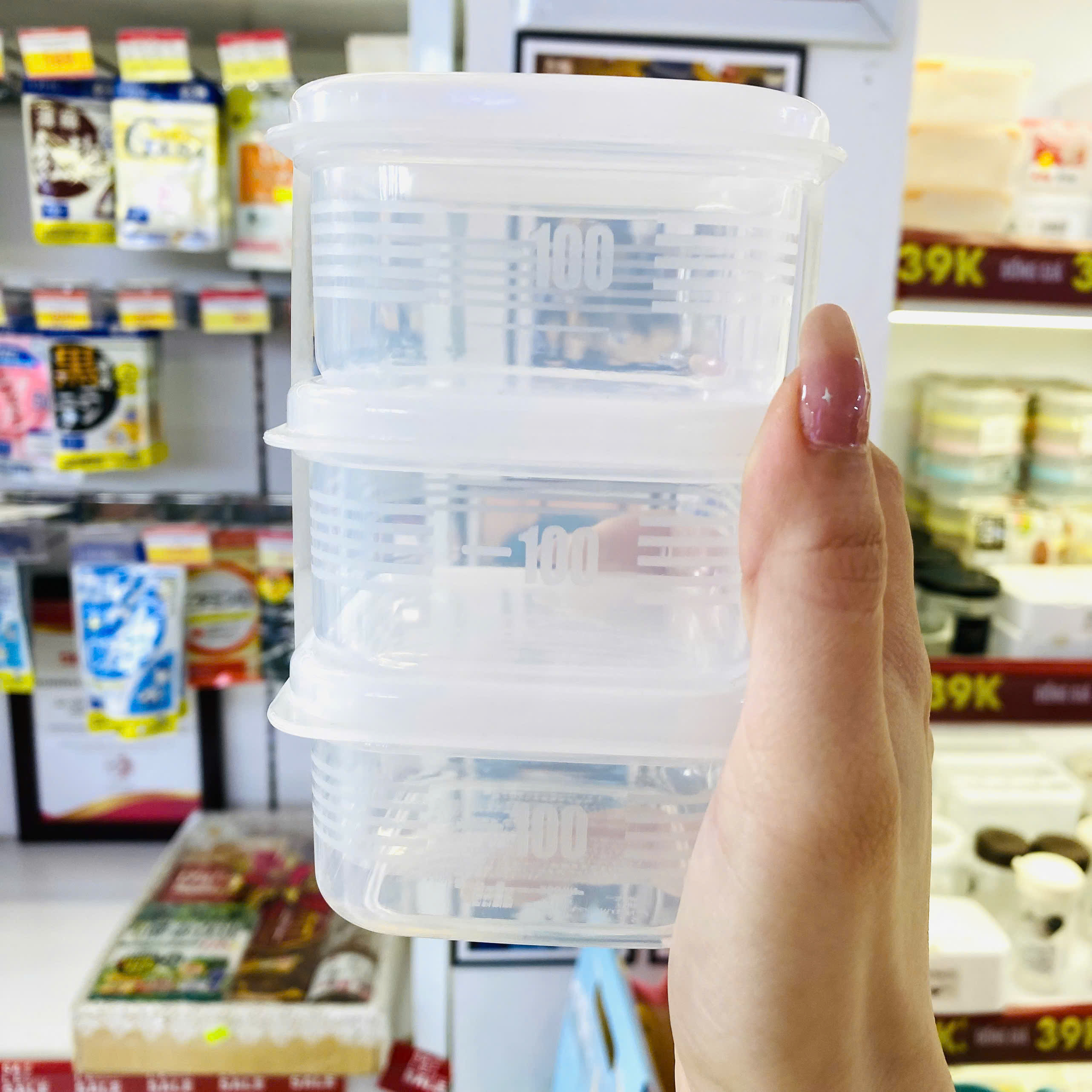 Set 3 hộp nhựa 200ml