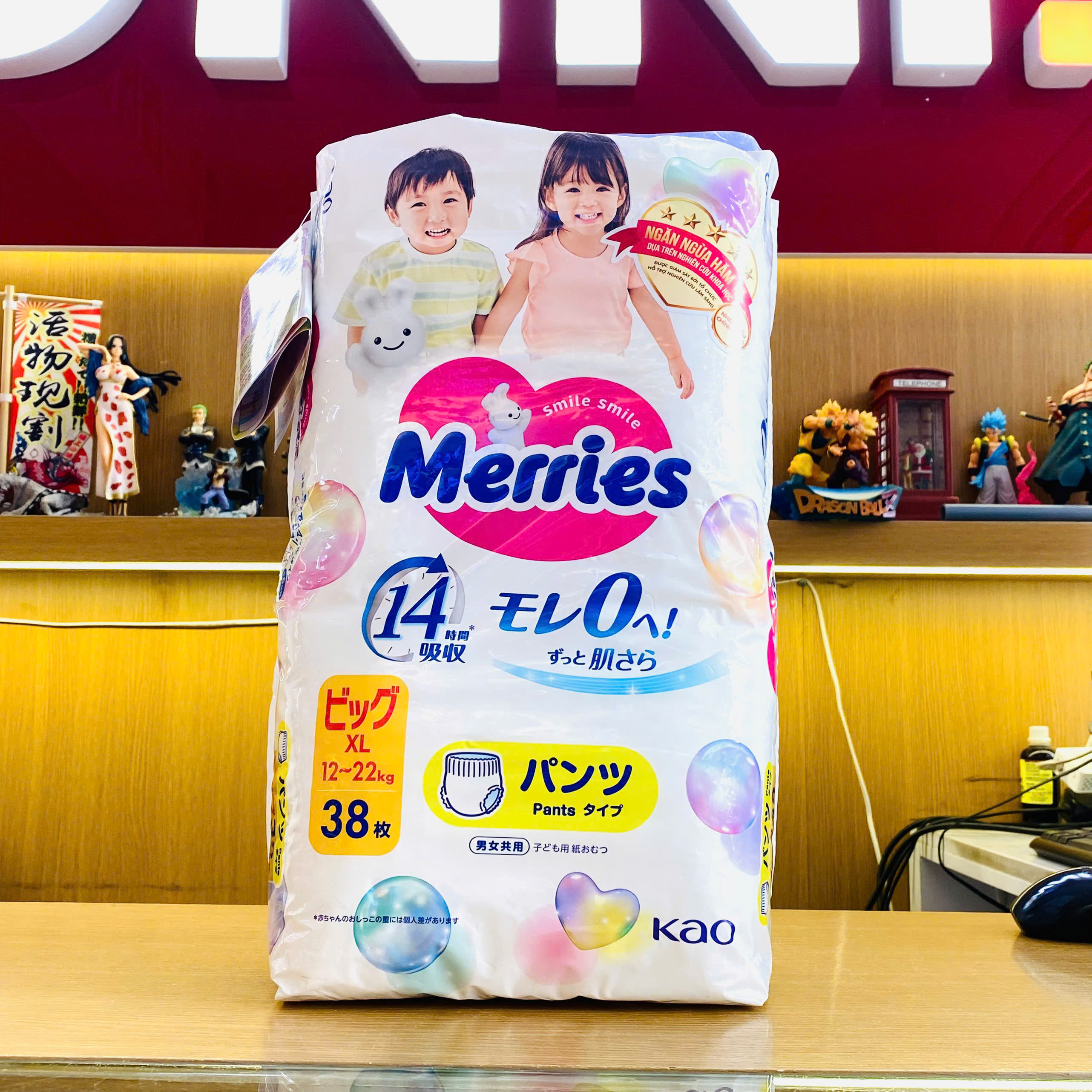 Tã quần Merries cỡ XL 38 miếng