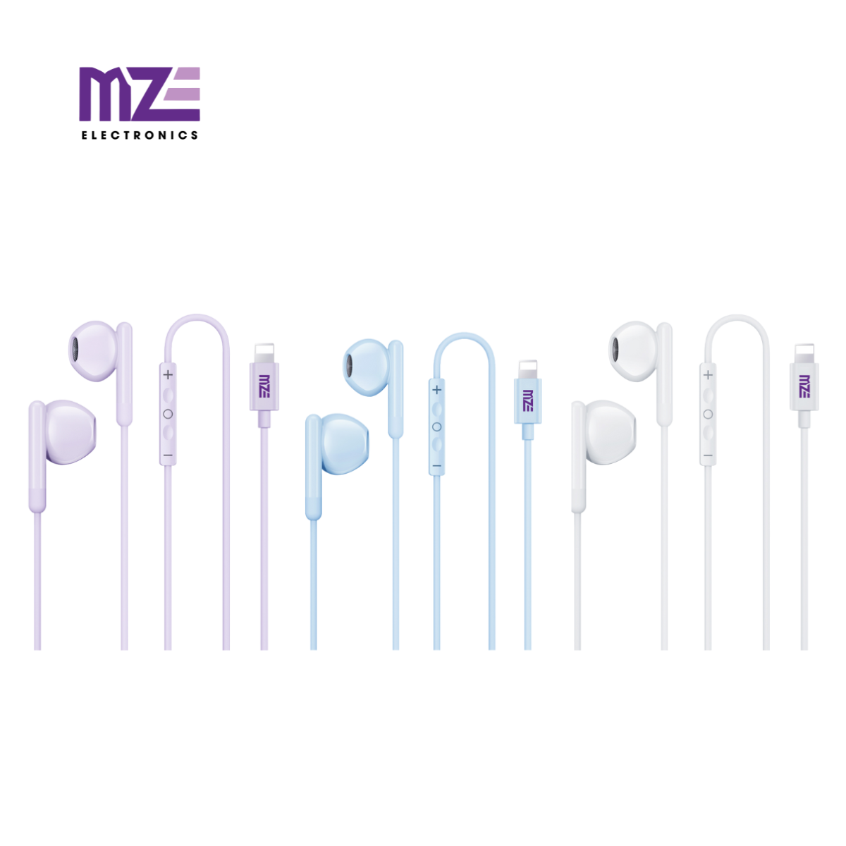 Tai nghe dây nhét tai MZE Melody I - Lighting WH01