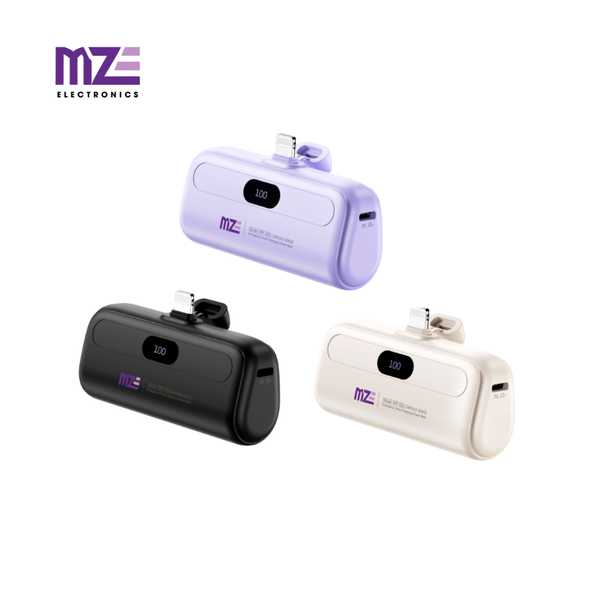 Sạc dự phòng mini không dây MZE Power Plus Go I - BC02, dung lượng 5000mAh