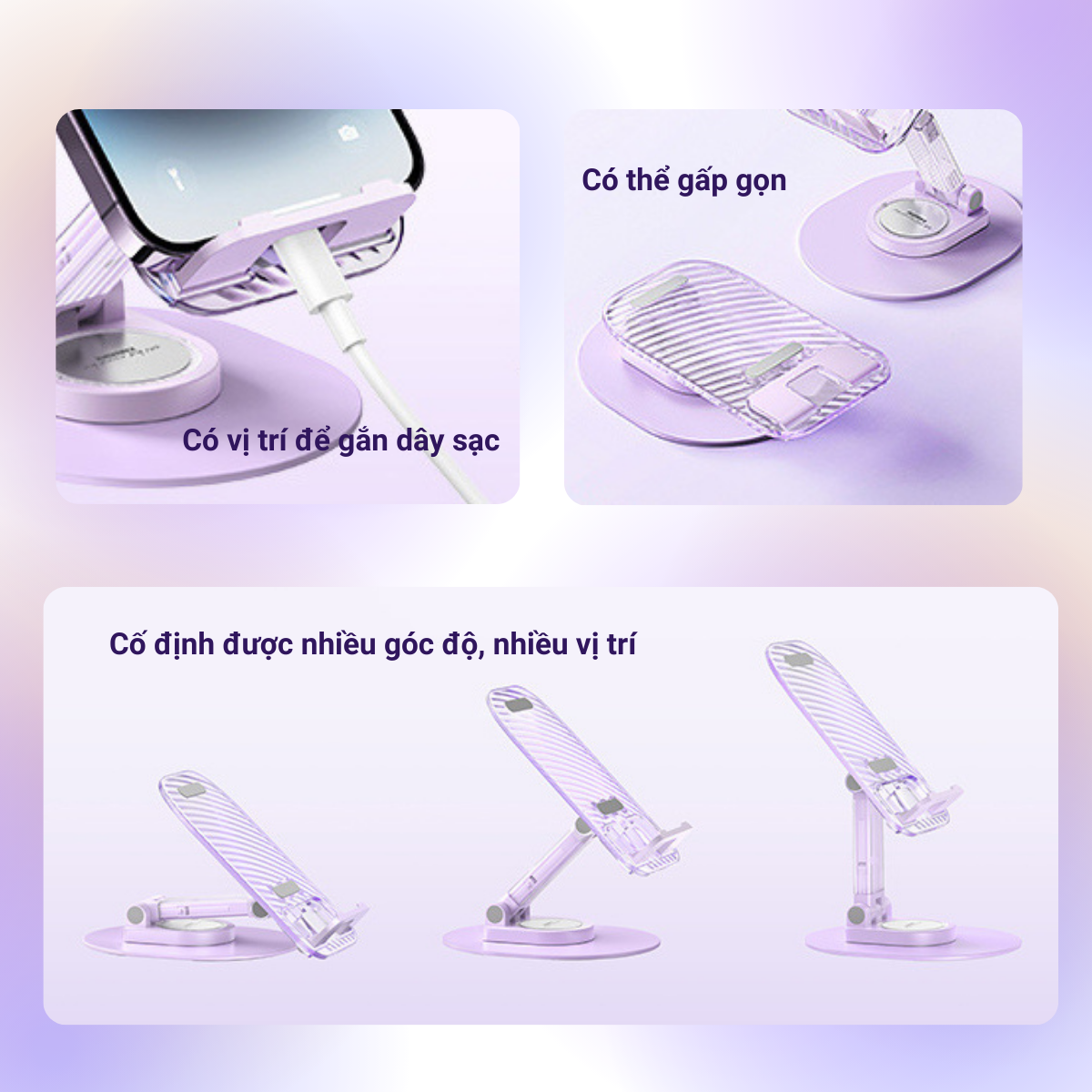 Giá đỡ điện thoại  MZE Smart Stand I - PH01