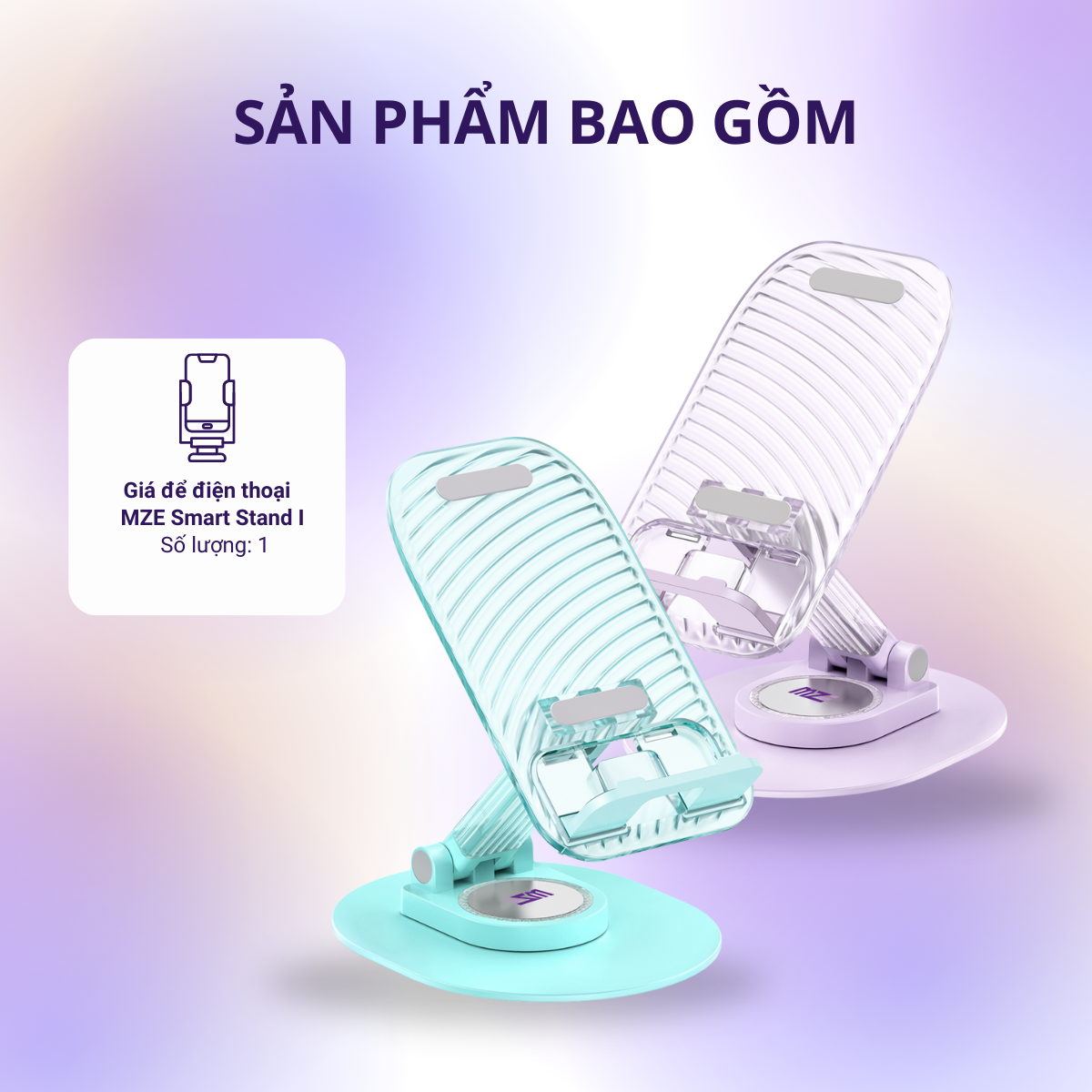 Giá đỡ điện thoại  MZE Smart Stand I - PH01