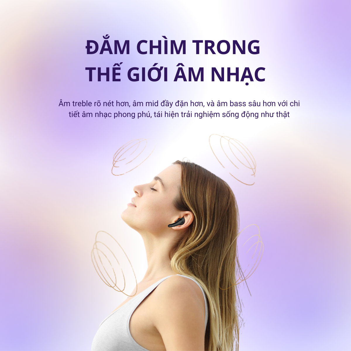 Tai nghe bluetooth, không dây MZE Sonic Go I - BE01