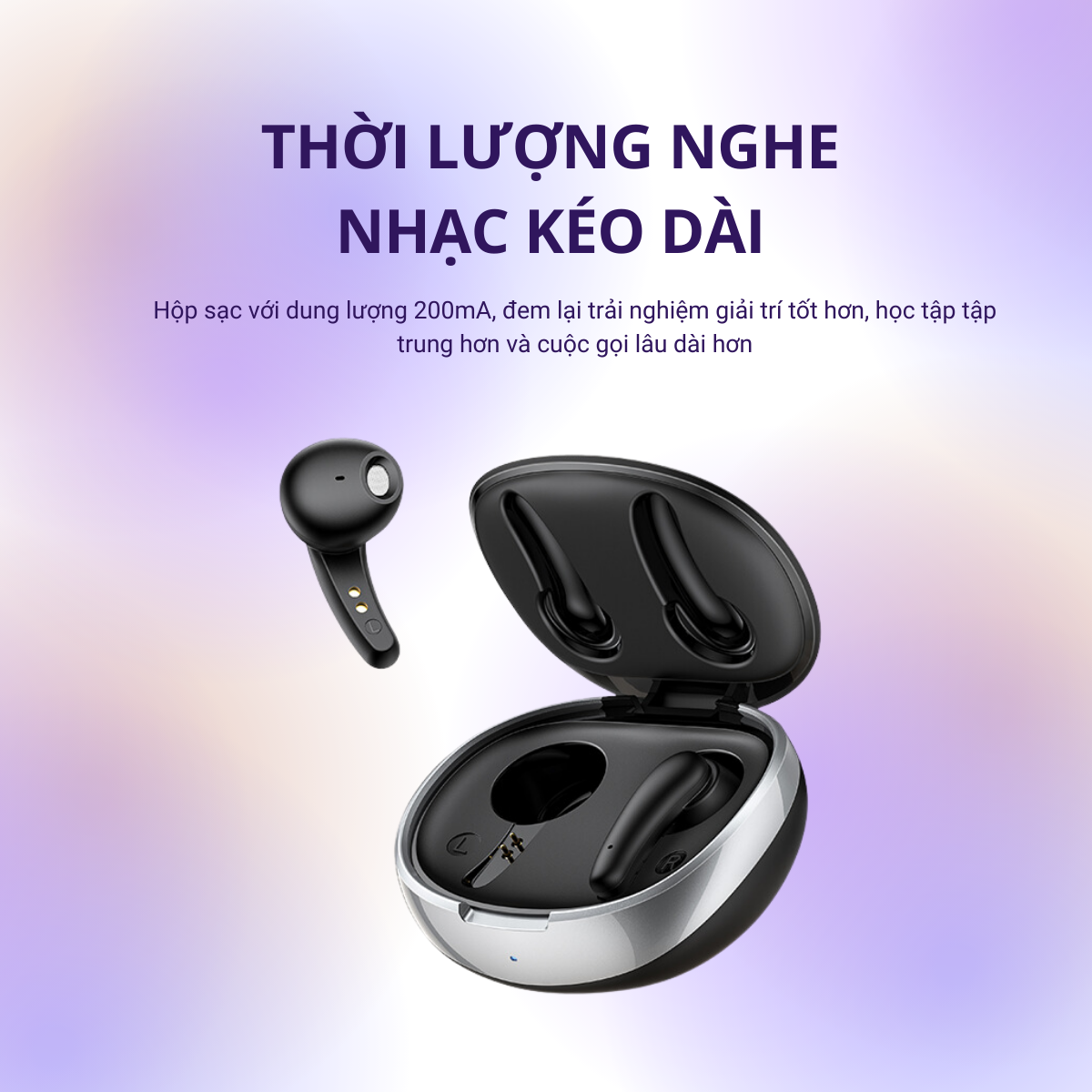 Tai nghe bluetooth, không dây MZE Sonic Go I - BE01