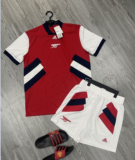 Bộ Thể Thao Adidas Màu Đỏ - Jersey Icon Arsenal Icon - HT7151/HT7150