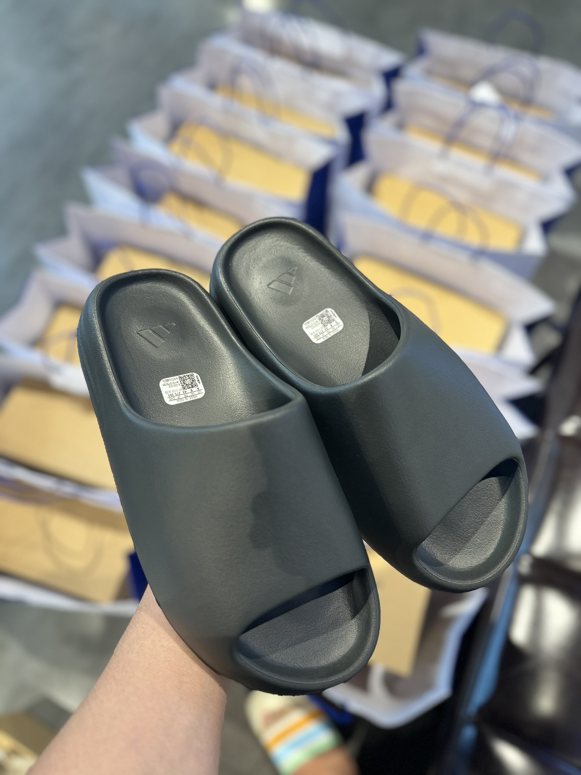 Dép ZYZ Slide Dark Onyx - ID5103