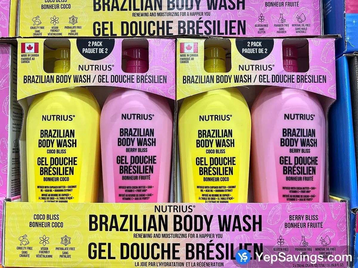 Sữa Tắm Nutrius Brazillian [2 x 750ml]
