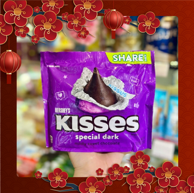 Hershey Kisses tím có vị hơi đắng 283g