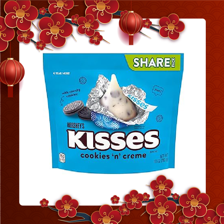 Túi nhỏ Socola Hershey’s Kisses Cookie 283g