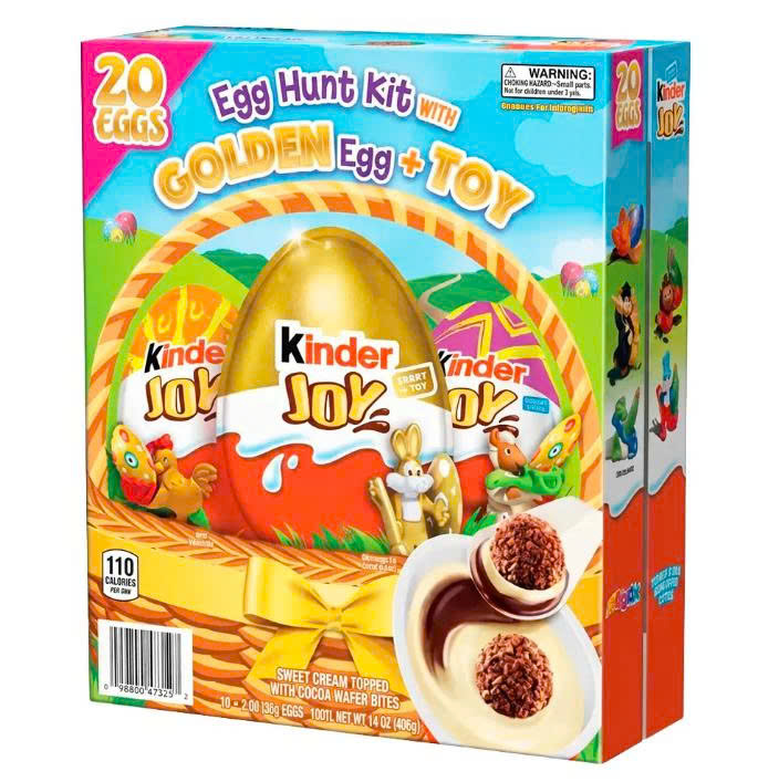 BỘ 20 TRỨNG SOCOLA BẤT NGỜ KINDER JOY GOLDEN EGG TOY- MỸ