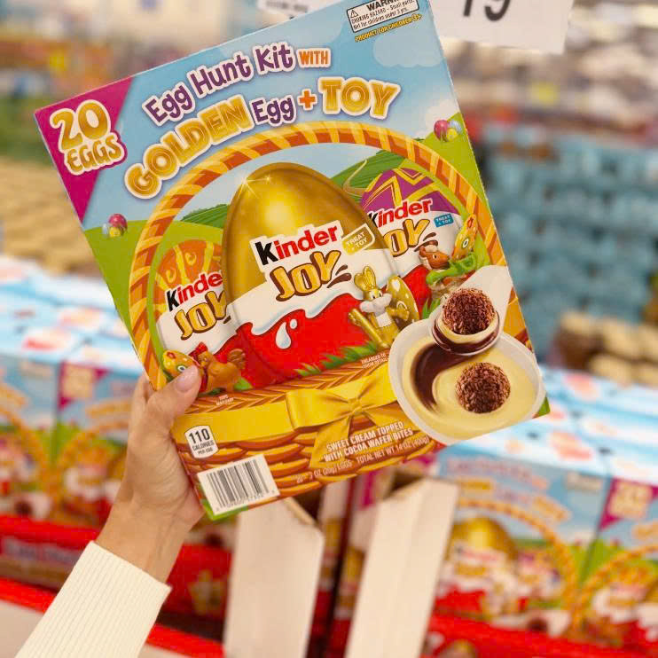 BỘ 20 TRỨNG SOCOLA BẤT NGỜ KINDER JOY GOLDEN EGG TOY- MỸ