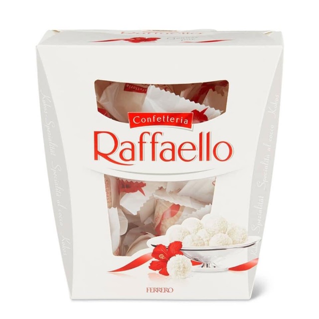 Socola Dừa Raffaello nhập khẩu Đức thơm ngon hảo hạng - Hộp giấy 230gr