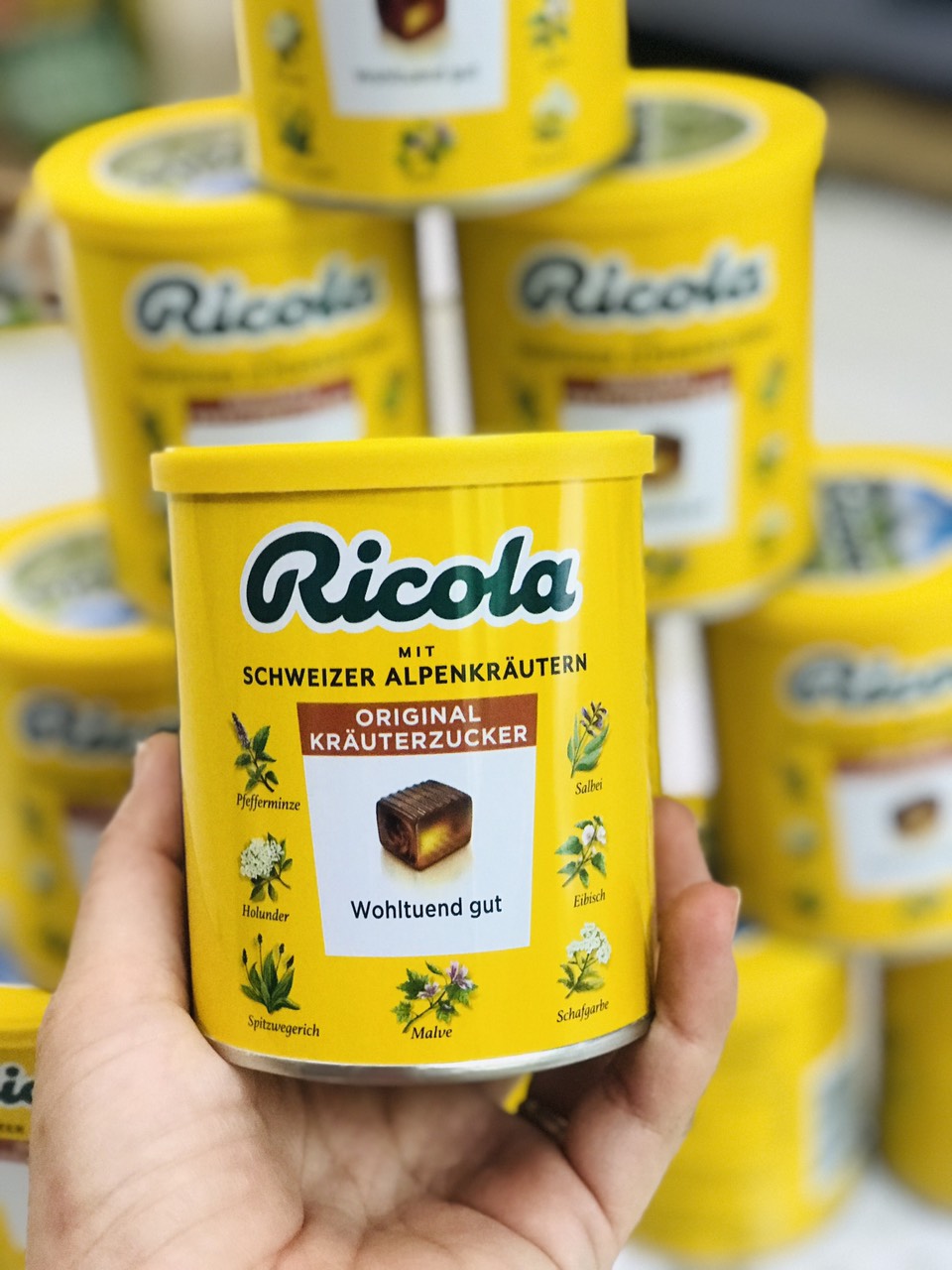 Kẹo ngậm Thảo Mộc Ricola Hộp 250g