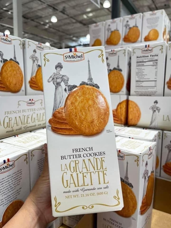 Bánh quy bơ La Grande Galette French Butter Cookies của Pháp