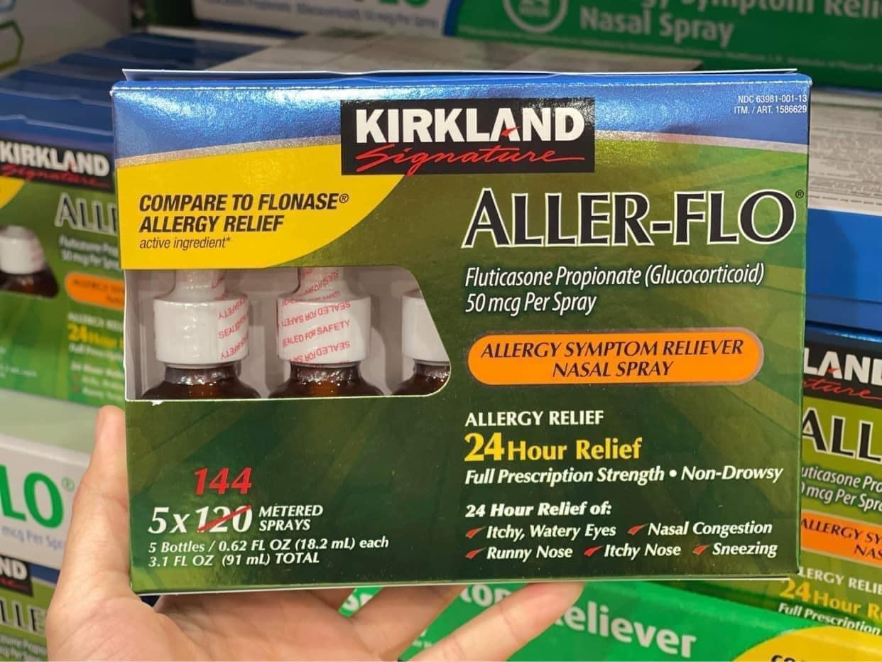 Xịt mũi dị ứng Aller - Flo set 5 chai