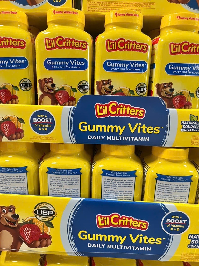 Kẹo Dẻo Bổ Sung Vitamin L’il Critters Gummy Vites 300 Viên (Hộp)