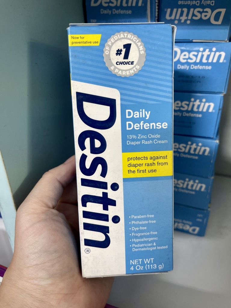 Kem Chống Hăm Tã Desitin Maximum Strength Màu Xanh 113g