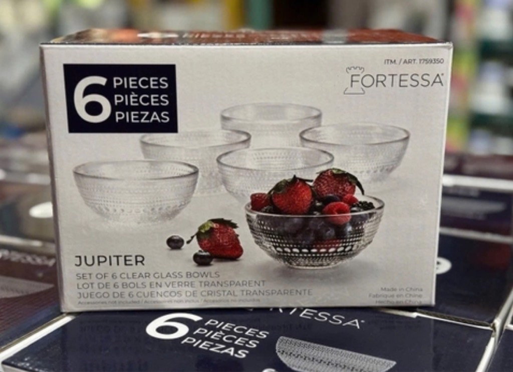 Thùng 6 chén thủy tinh Fortessa