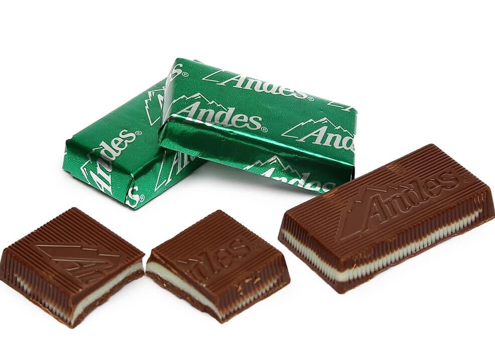 KẸO SÔ CÔ LA NHÂN BẠC HÀ - ANDES MINTS 240 THANH