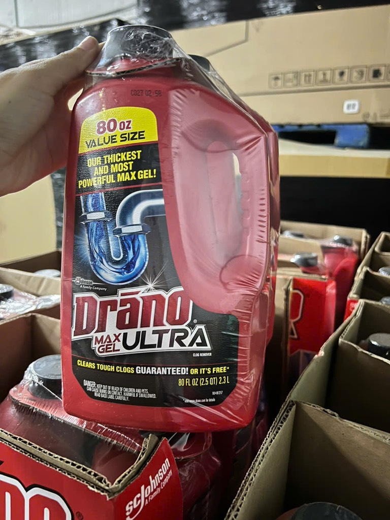 Nước Thông Tắc Đường Ống Drano Drano Max Ultra Gel 2,3L