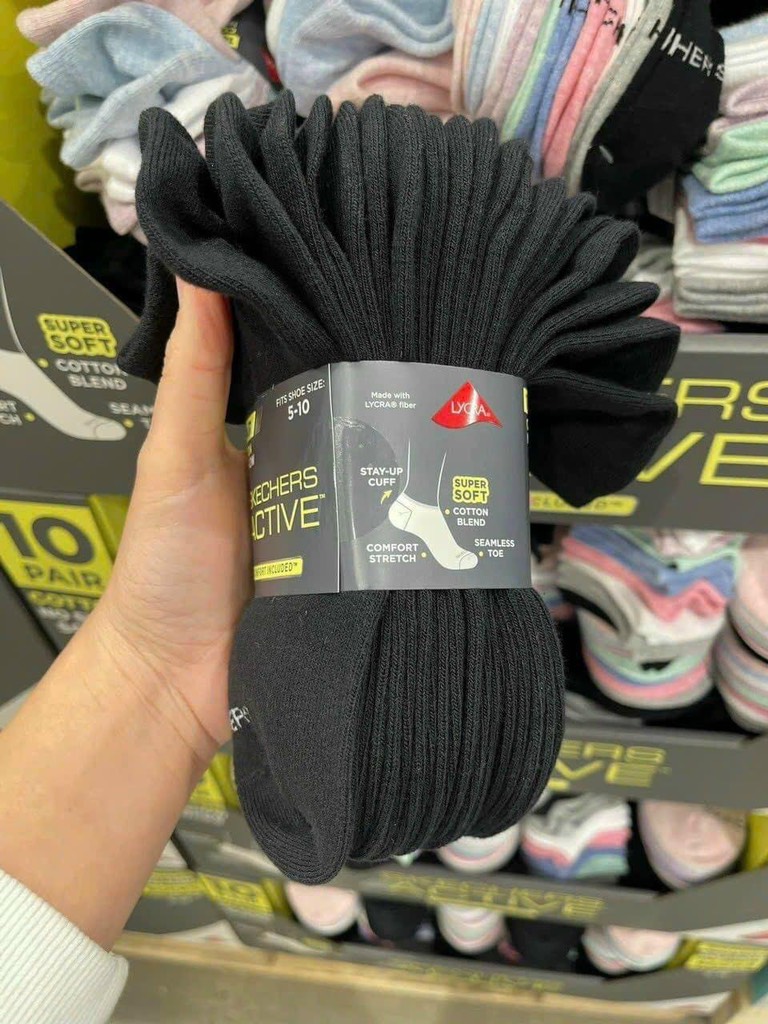 Vớ nữ Skechers Active set 10 đôi