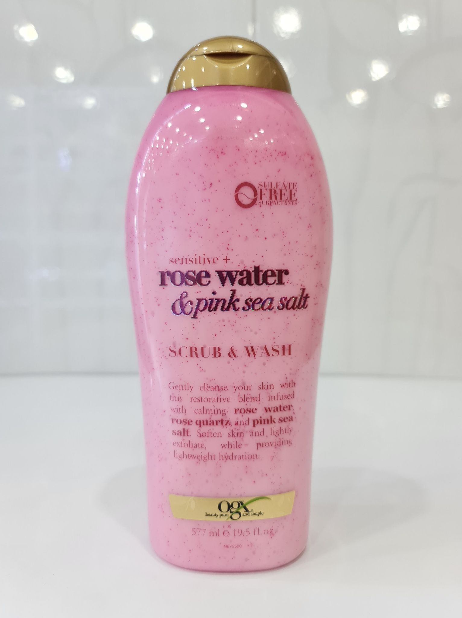 💦Sữa tắm OGX  tẩy tế bào chết và dưỡng da 577ml