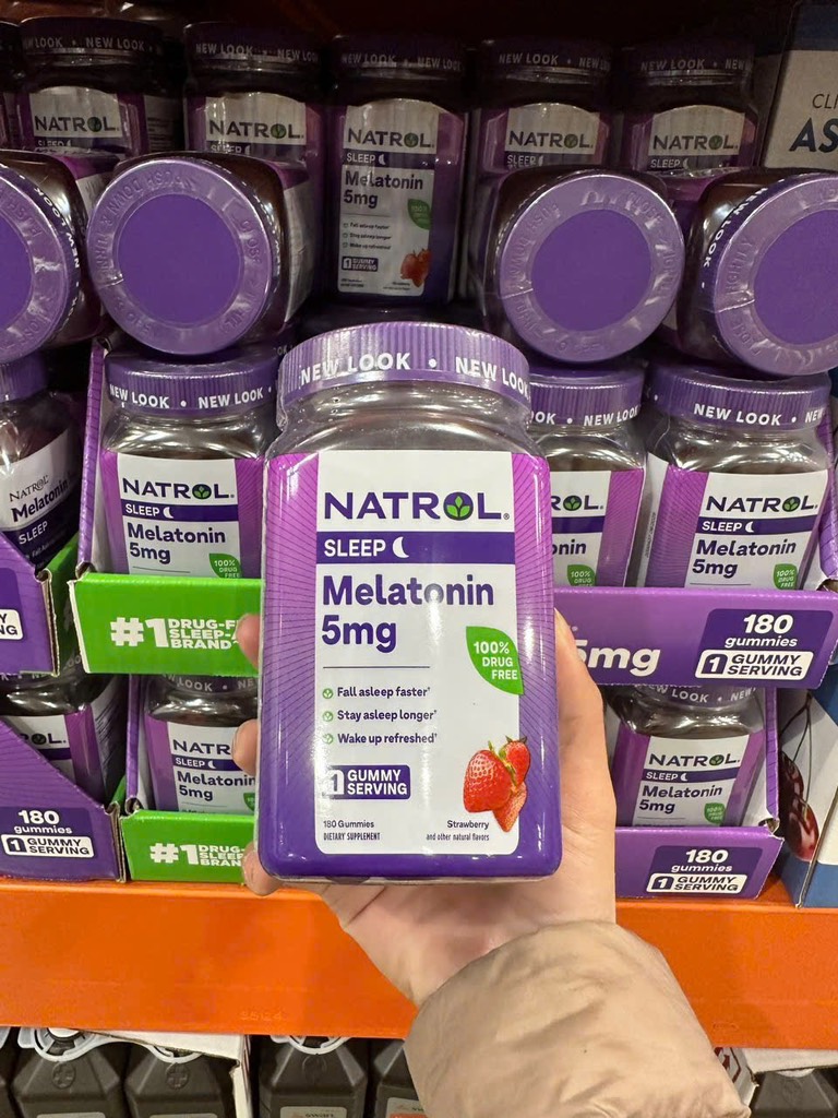 Kẹo Ngủ Ngon Natrol Melatonin 5mg _180 viên